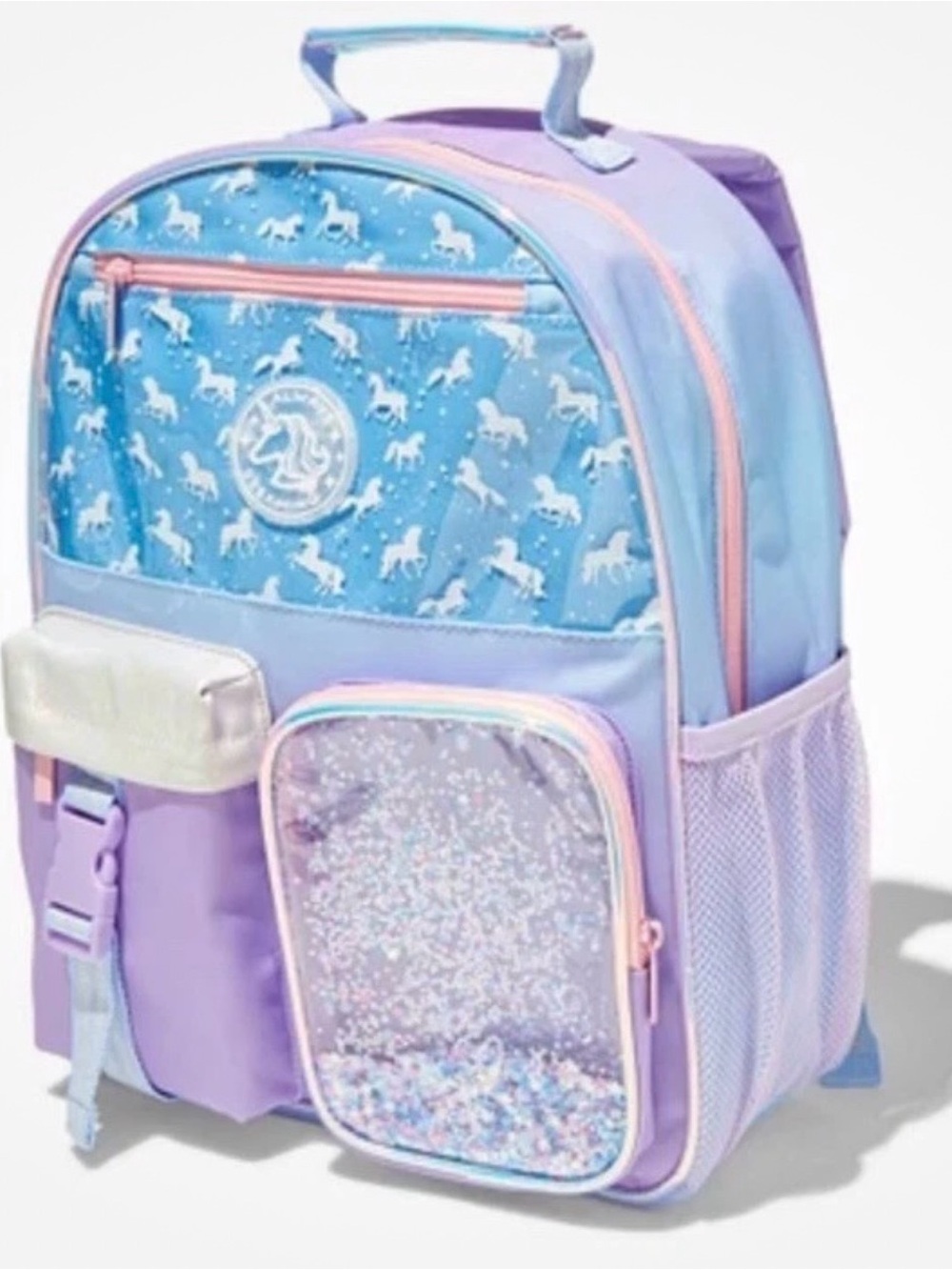 Claire’s Club Unicorn Holographic Full Size Backpack New with Tags